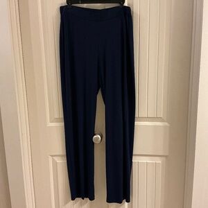 Navy Travel Elements Large Polyester and Spandex Pants
